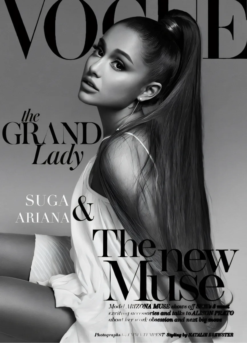 Ariana Grande Vogue Poster