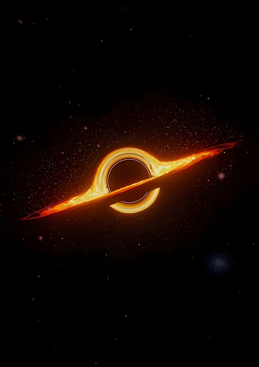 Black Hole Accretion Disk Poster