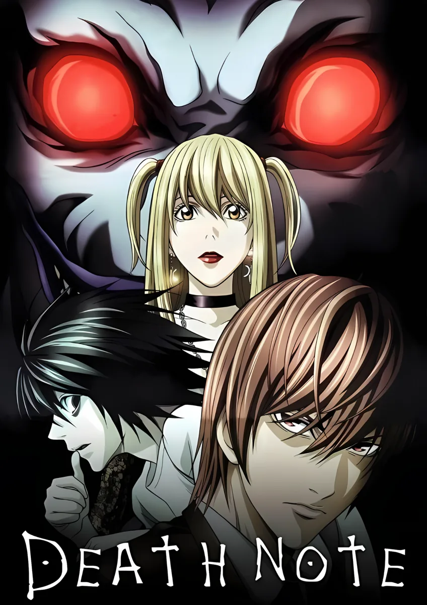 Death Note Light L Misa Ryuk Poster