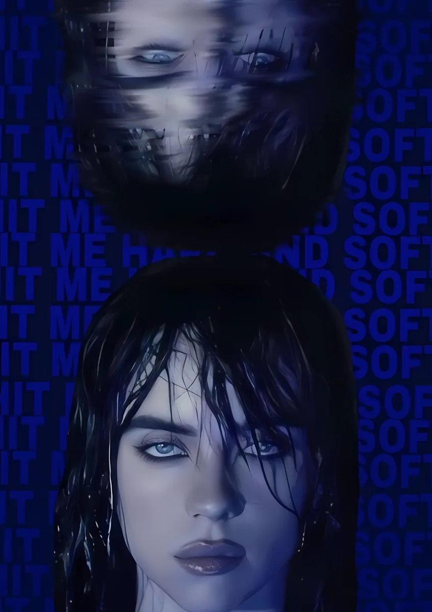 Billie Eilish Hit Me Hard And Soft Poster