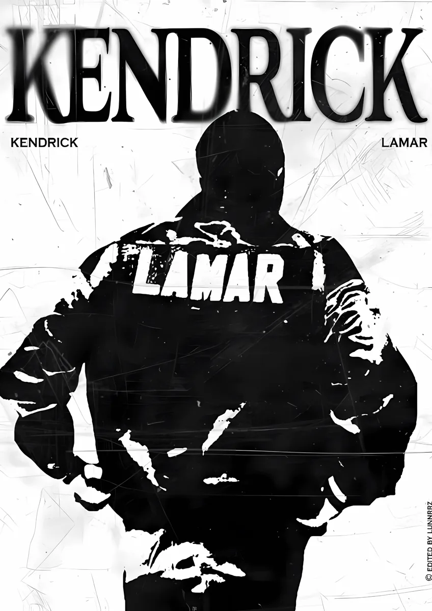 Kendrick Lamar Jacket Bw Poster