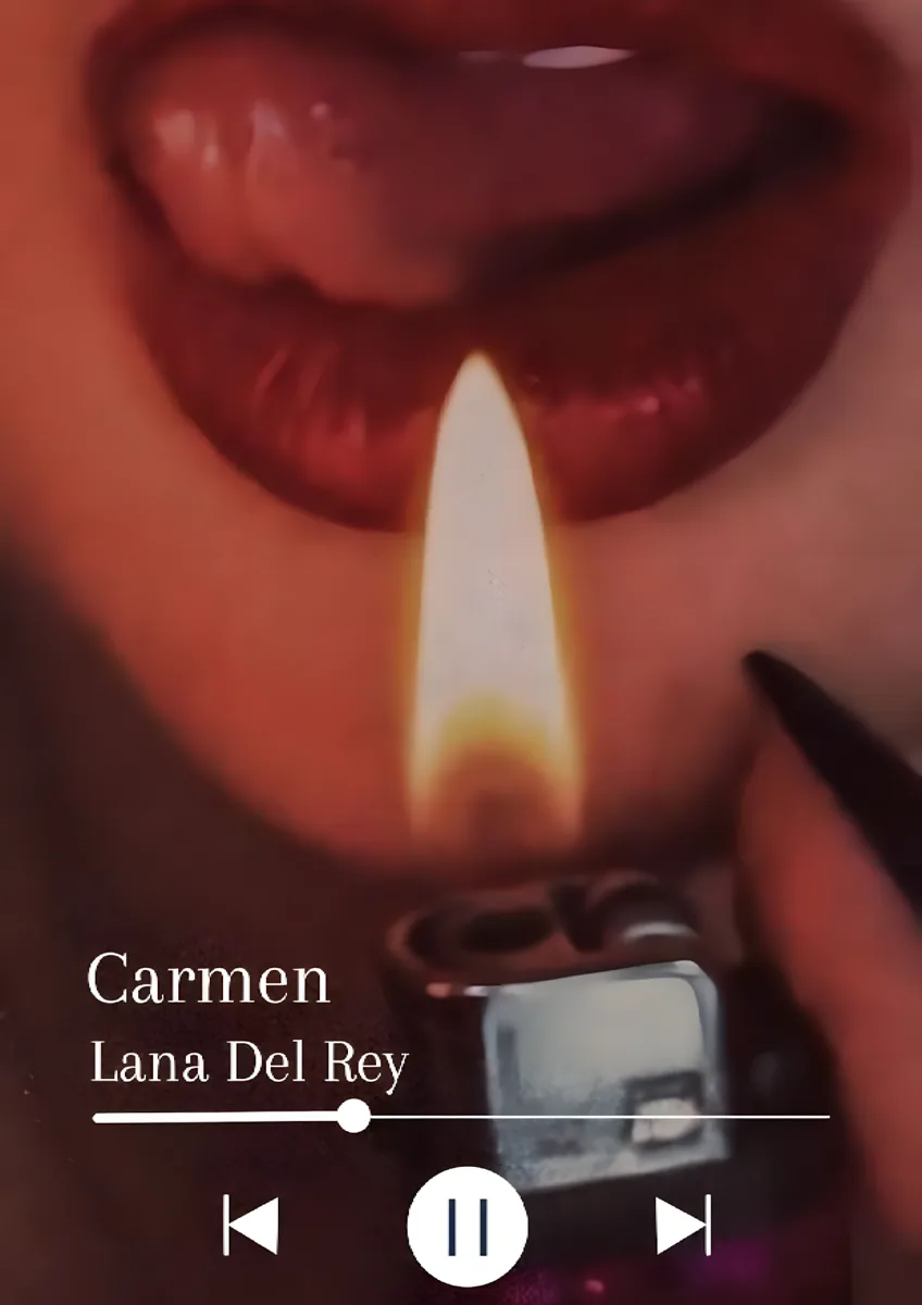 Lana Del Rey Carmen Music Player Poster