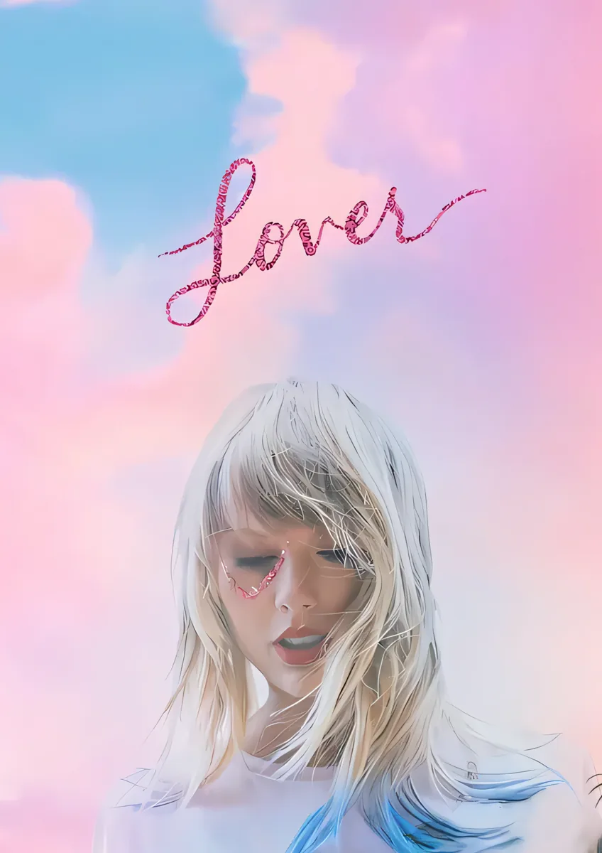 Taylor Swift Lover Pink Clouds Poster