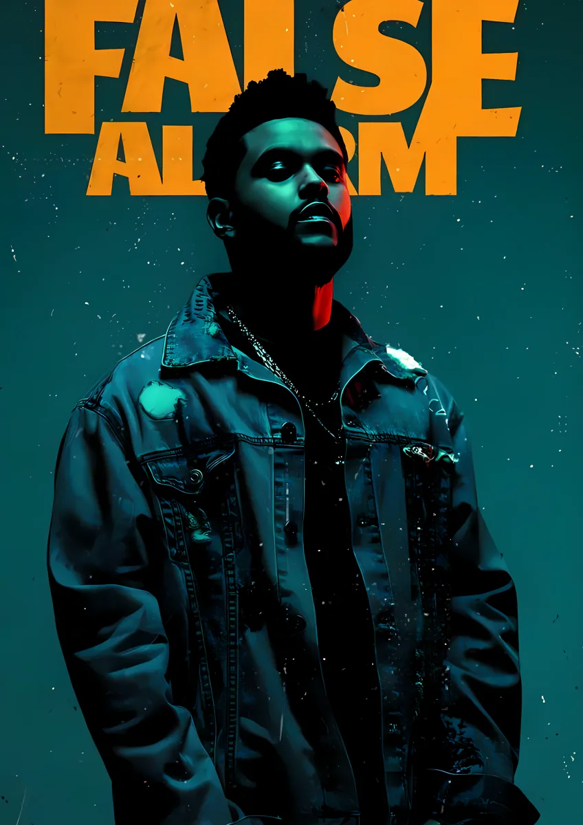 The Weeknd False Alarm Poster