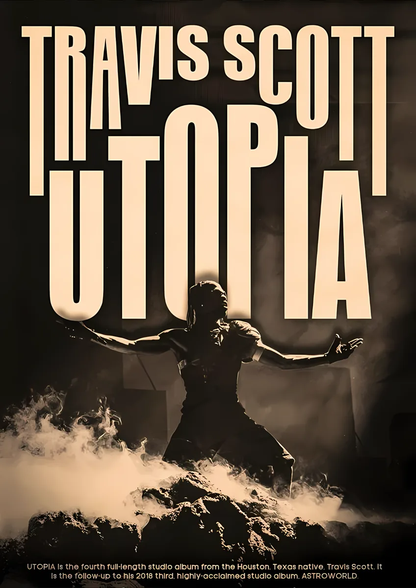Travis Scott Utopia Album Poster
