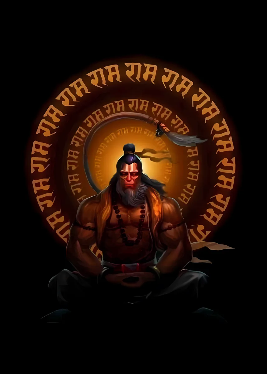 Hanuman Ram Aura Poster