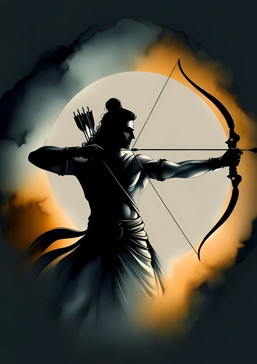 Lord Ram Archery Poster