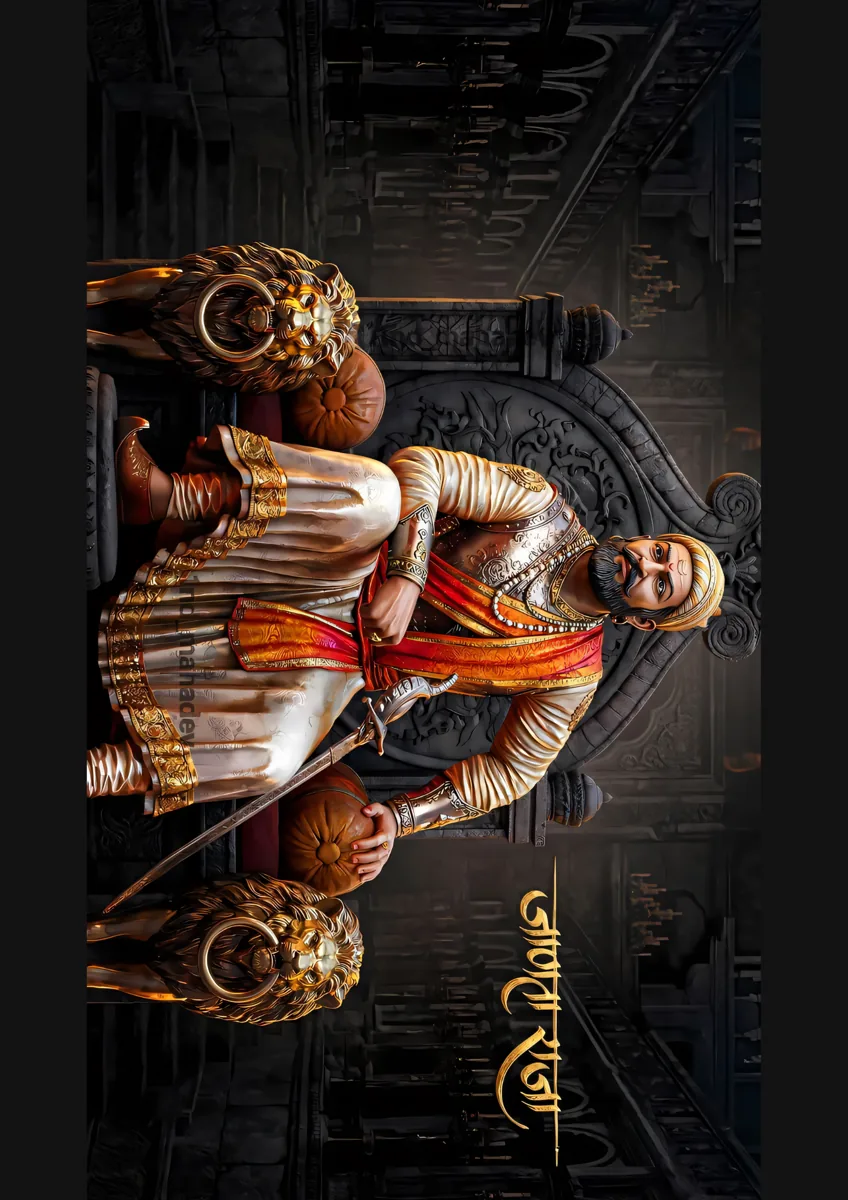 Shivaji Throne Poster