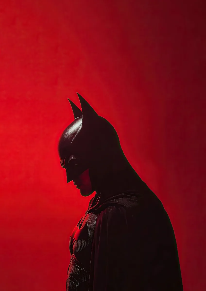 Dark Knight Batman Silhouette Poster