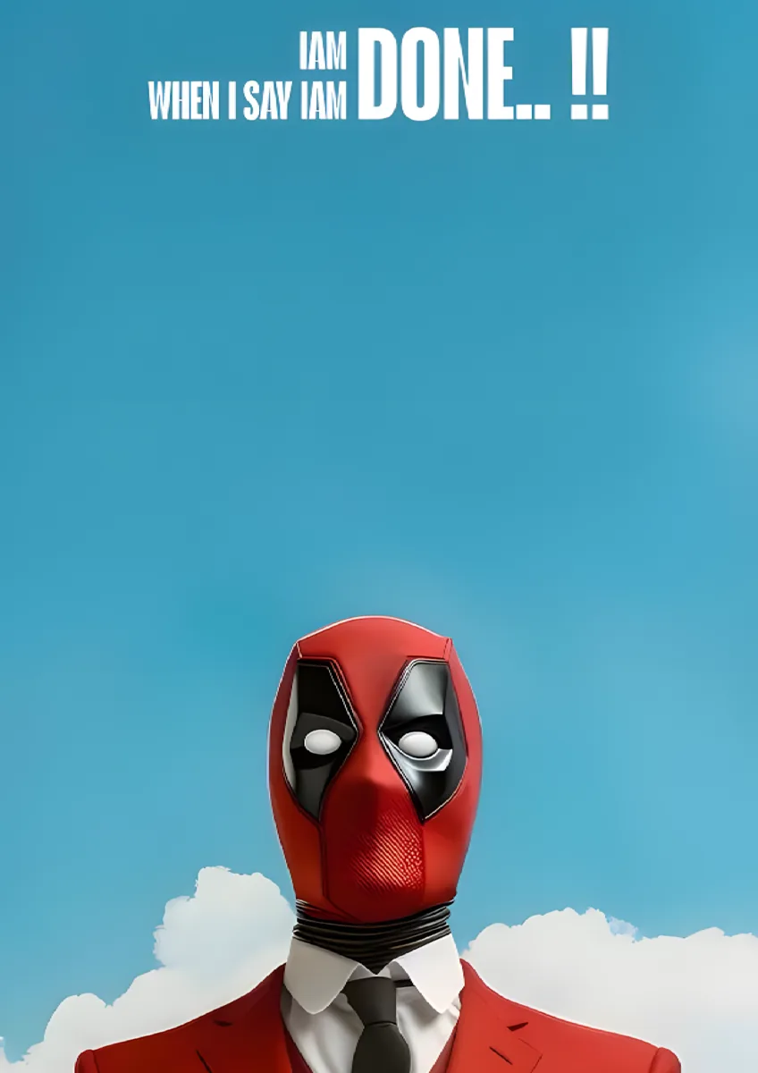 Deadpool Action Katana Poster