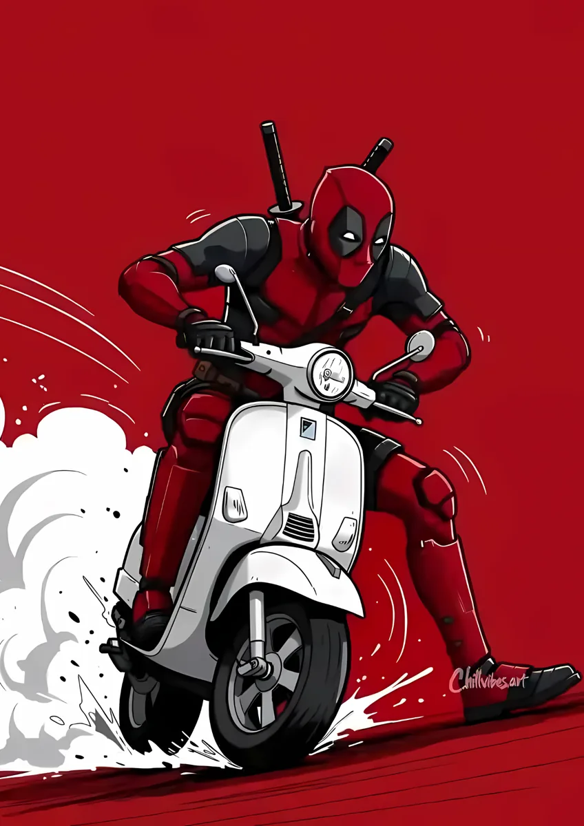 Deadpool Guns Blazing Poster