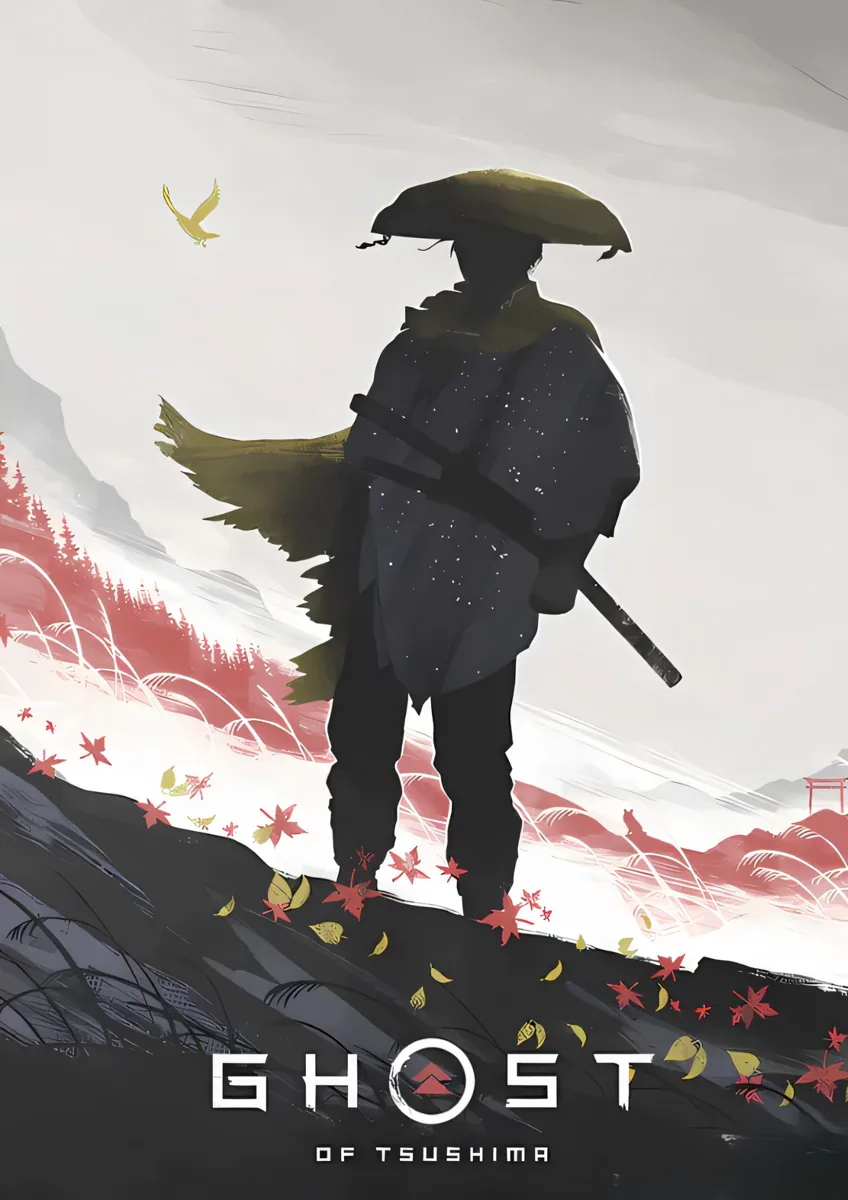 Ghost Of Tsushima Sakura Blade Poster