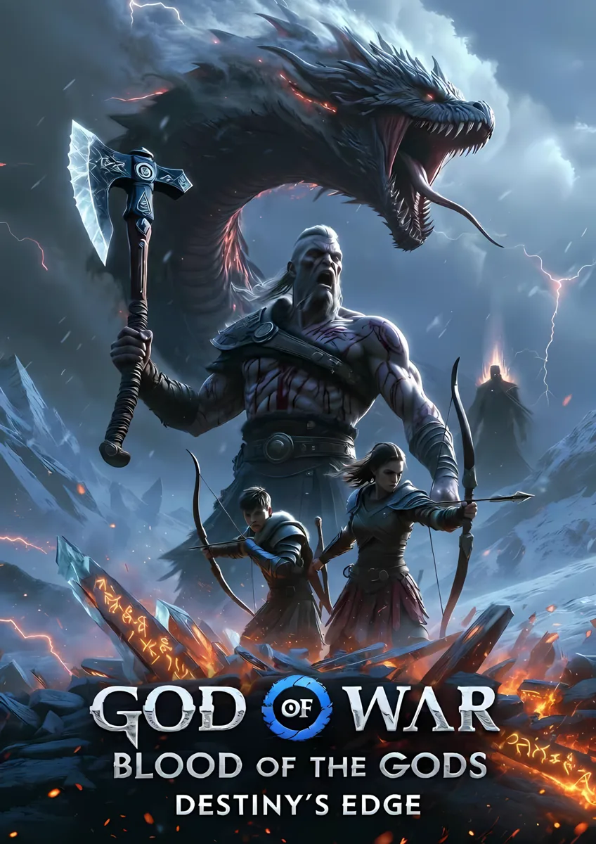 Kratos Leviathan Axe Poster