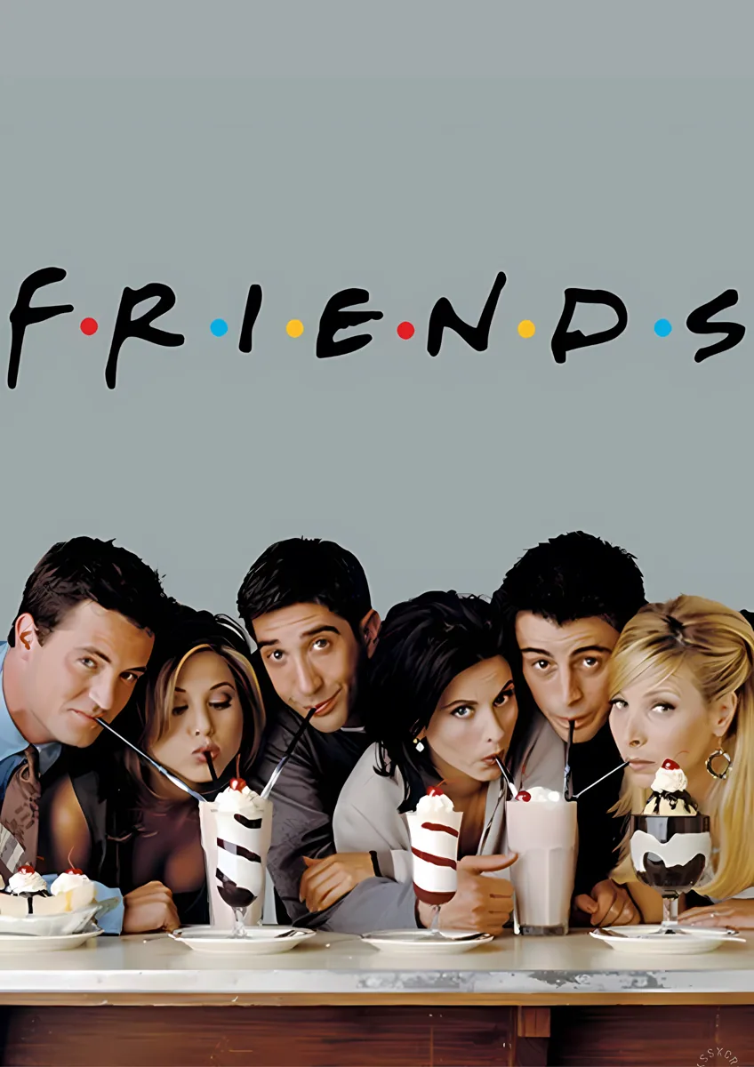 Friends Milkshake Poster