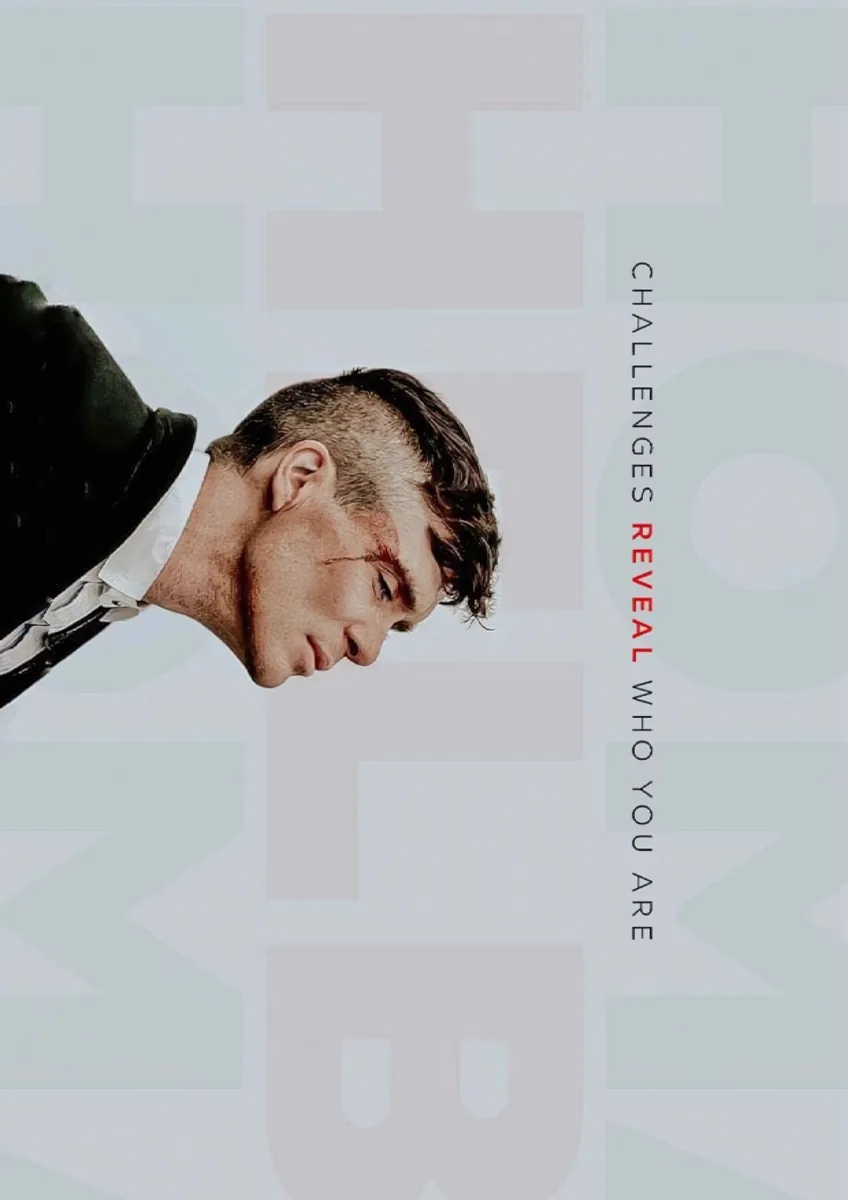 Peaky Blinders Tommy Challenges Poster
