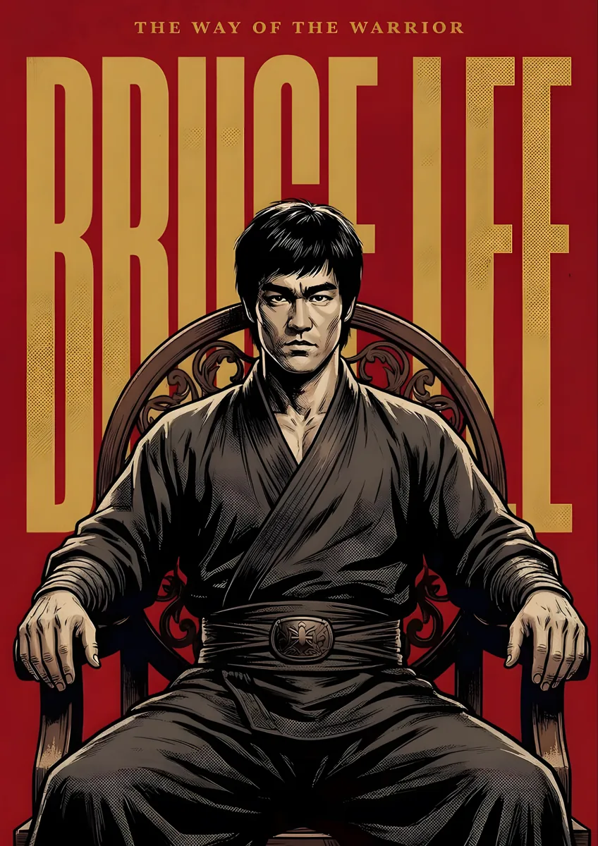 Bruce Lee The Way Of The Warrior Poster