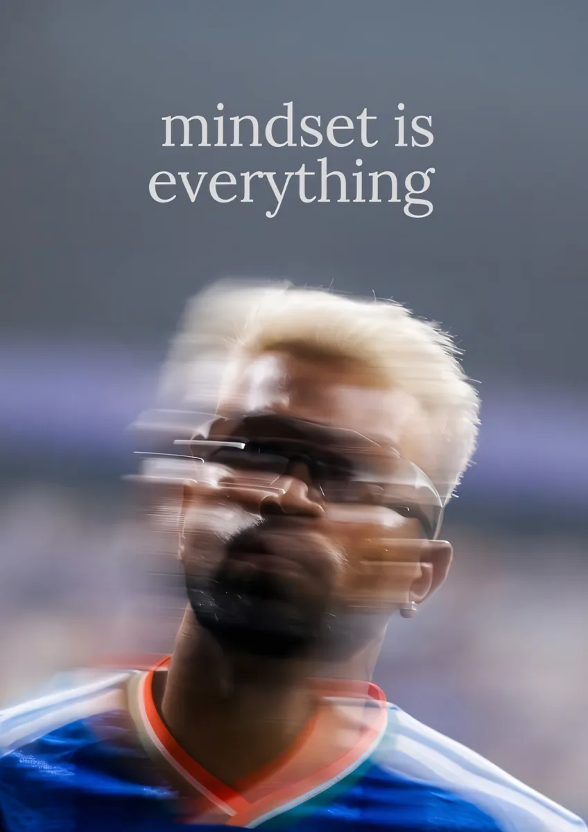 Hardik Pandya Mindset Is Everything Motion Poster