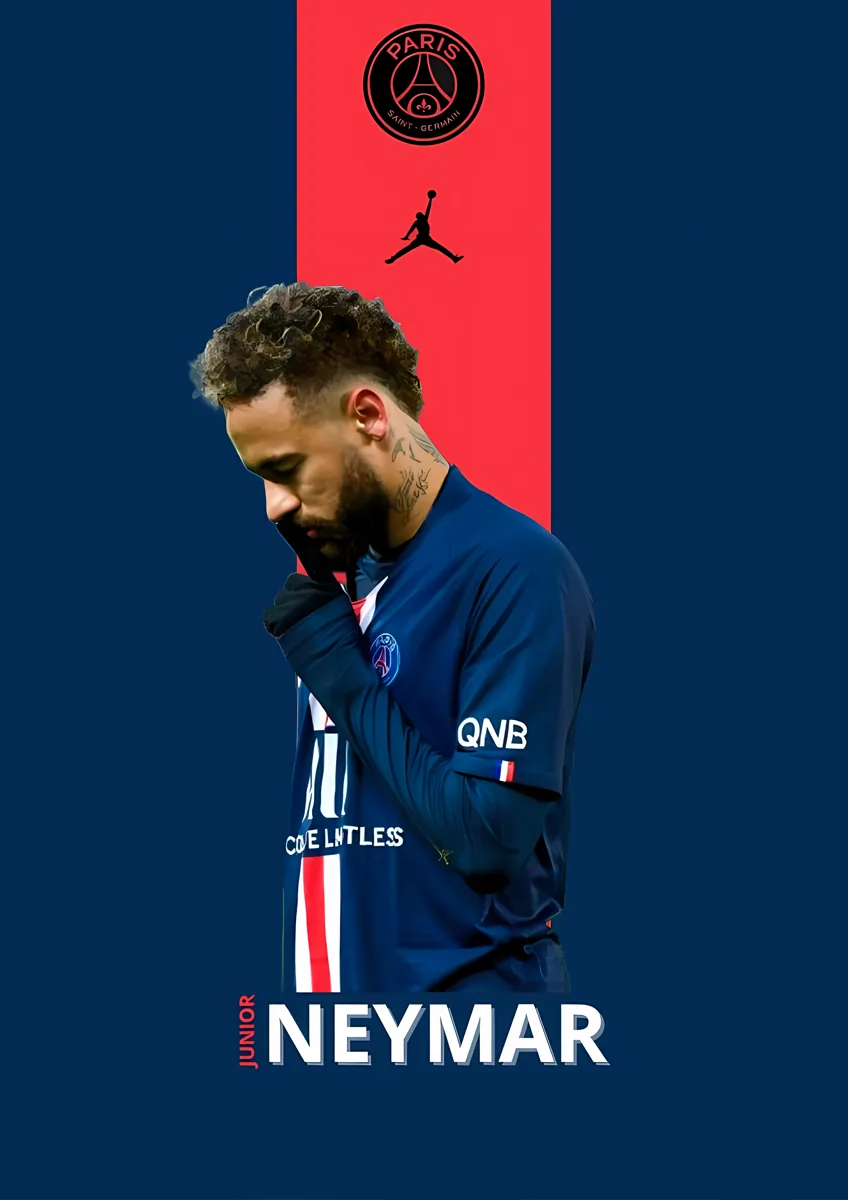 Neymar Psg Jordan Jersey Shh Poster