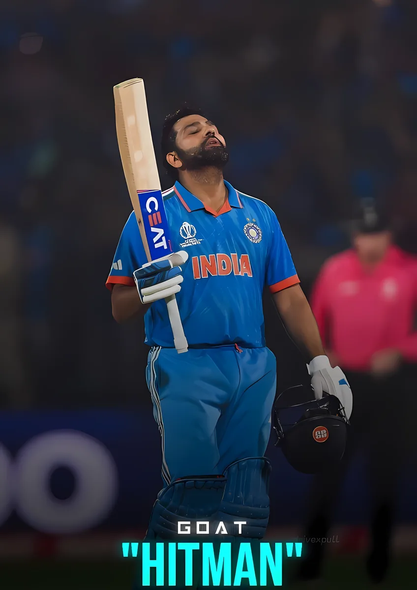 Rohit Sharma Goat Hitman Gratitude Poster