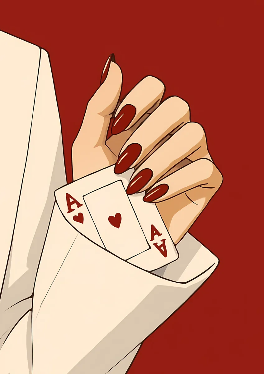 Ace Of Hearts Playing Cards Sleeve Poster