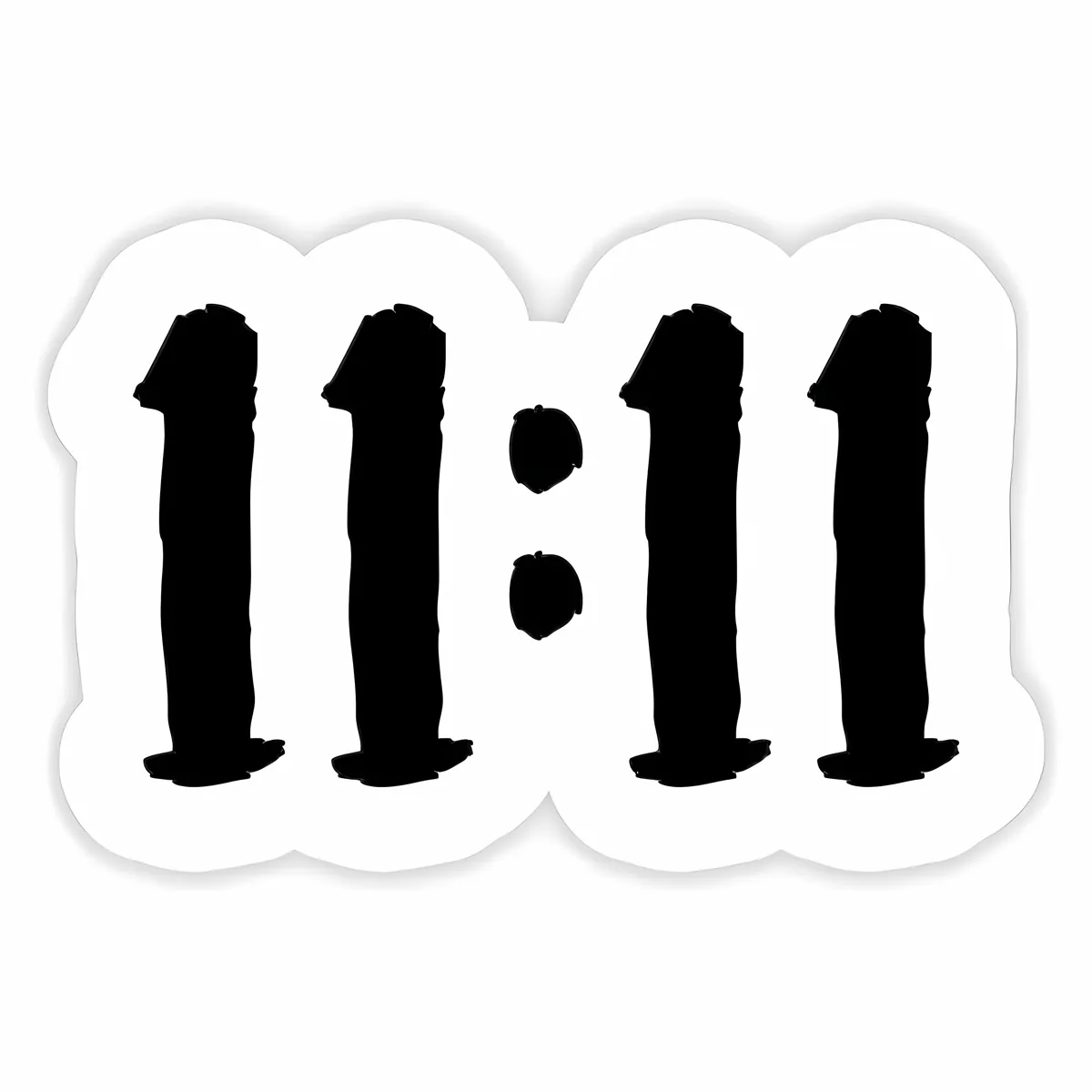 1111 Angel Quote STICKER