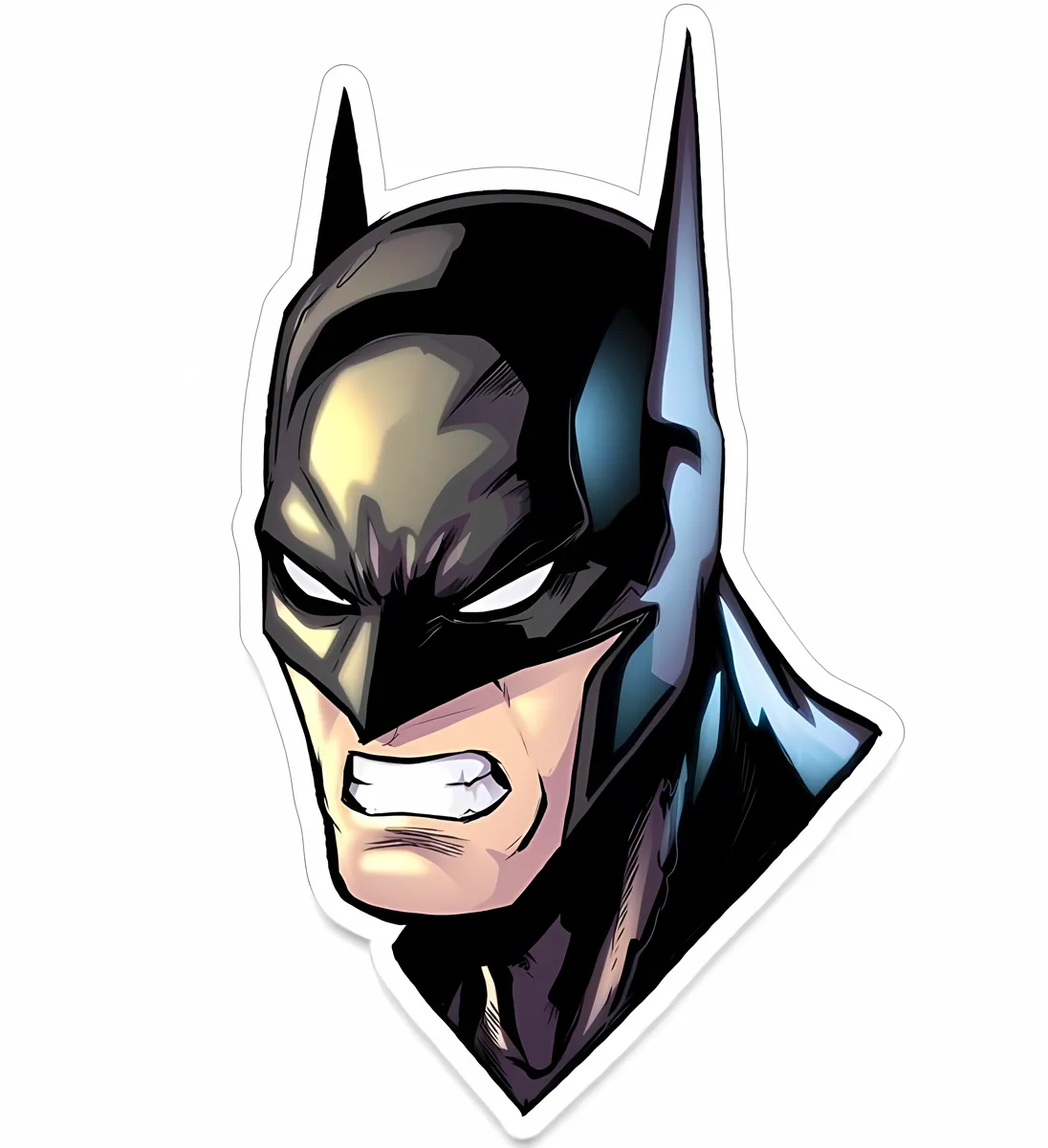 Angry Batman Sticker