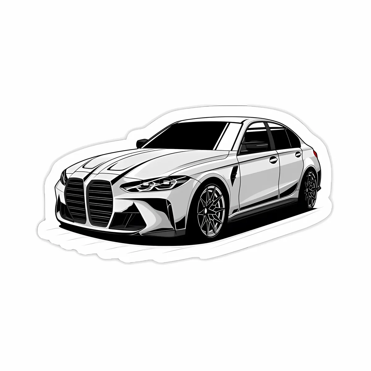 Bmw M3 Sedan STICKER