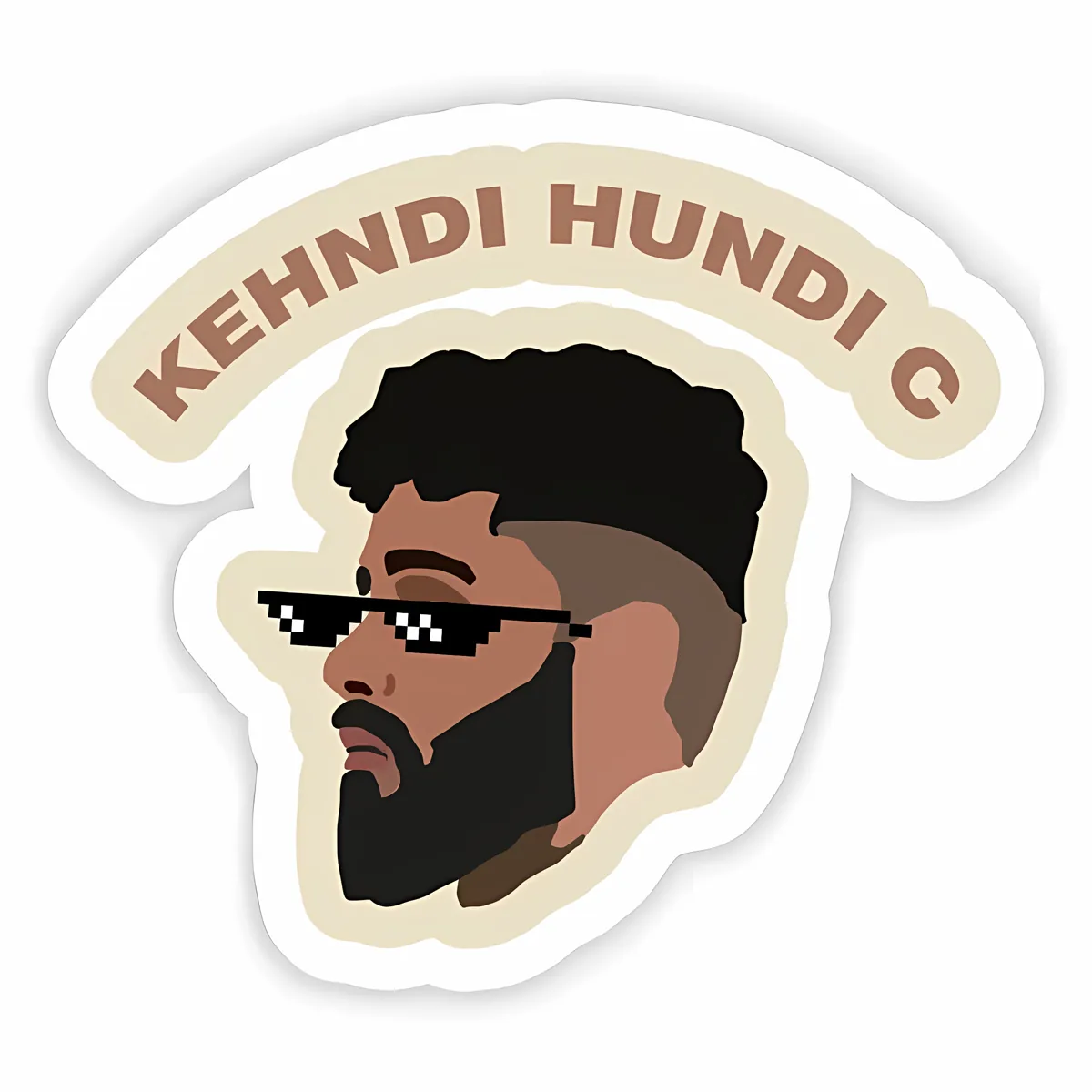 Kehndi Hundi C Sticker