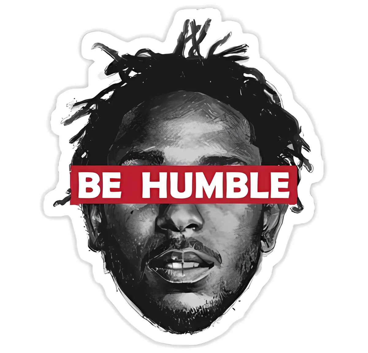 Kendrick Lamar Be Humble Sticker